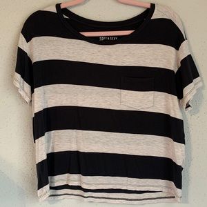 American Eagle Soft and Sexy Neutral Tee